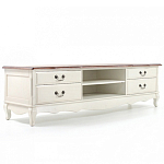 ТВ-тумба в стиле прованс из массива берёзы Interiors Romance варинант исполнения - 2 | Loft Concept в Челябинске