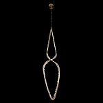 Подвесной светильник обрамленный элементами в виде кристаллов Smooth Shine варинант исполнения - 3 | Loft Concept в Челябинске