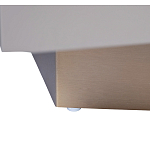 Комод со стеклянной столешницей и с выдвижными ящиками Minimalist Accent варинант исполнения - 6 | Loft Concept в Челябинске