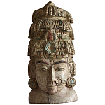 Арт-объект на стену Маска из массива акации Acacia Mask варинант исполнения - 2 | Loft Concept в Челябинске