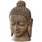 Статуэтка из камня Голова Будды Stone Buddha Head варинант исполнения - 2 | Loft Concept в Челябинске