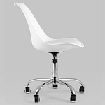 Офисный стул на металлическом основании EGGERY White пластик варинант исполнения - 3 | Loft Concept в Челябинске