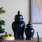 Ваза с крышкой однотонная Высота 31 см Chinoiserie Ceramics варинант исполнения - 8 | Loft Concept в Челябинске