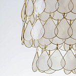 Подвесной светильник с декором из натуральной морской ракушки Iridescent Light варинант исполнения - 9 | Loft Concept в Челябинске