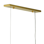 Люстра прямоугольная с белыми цилиндрическими абажурами White Ribbon варинант исполнения - 3 | Loft Concept в Челябинске