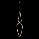 Подвесной светильник обрамленный элементами в виде кристаллов Smooth Shine варинант исполнения - 1 | Loft Concept в Челябинске