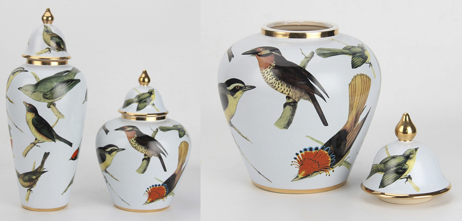 Ваза Blue Birds small Ваза Blue Birds small - Loft-Concept в Челябинске