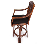 Барный стул из ротанга Eloise коричневый варинант исполнения - 3 | Loft Concept в Челябинске