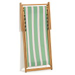 Шезлонг из акации и ткани Argentina варинант исполнения - 8 | Loft Concept в Челябинске