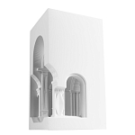 Встраиваемый в стену гипсовый светильник под покраску с арками и рельефными колоннами Antiquity Athena варинант исполнения - 4 | Loft Concept в Челябинске