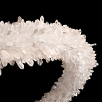 Люстра круглая с натуральным горным хрусталем Crystal Shimmer варинант исполнения - 5 | Loft Concept в Челябинске