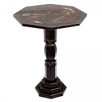 Кофейный стол из натуральных камней Змеевик и Яшма Natural Stone Tables варинант исполнения - 11 | Loft Concept в Челябинске