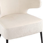 Современное мягкое кресло на металлических ножках Rakush Milk варинант исполнения - 6 | Loft Concept в Челябинске