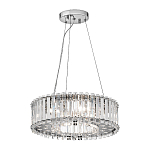 Люстра подвесная круглая с множеством вертикальных прямоугольных кристаллов Kichler варинант исполнения - 2 | Loft Concept в Челябинске