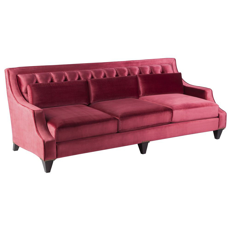 Диван Tufted pearl Розовый (Rose) Коричневый Диван Tufted pearl Розовый (Rose) Коричневый в Челябинске | Loft Concept