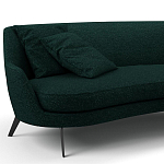 Мебельная ткань Шенилл темно-зеленый цвет 138 см T4-36 варинант исполнения - 5 | Loft Concept в Челябинске