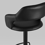 Барный стул черного цвета Strohach варинант исполнения - 6 | Loft Concept в Челябинске