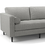 Мебельная ткань Шенилл серый цвет 138 см T4-29 варинант исполнения - 5 | Loft Concept в Челябинске