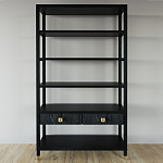 Стеллаж с двумя ящиками Elsa Dreams Black варинант исполнения - 4 | Loft Concept в Челябинске