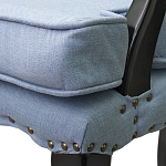Кресло Aubrey Classical Armchair blue flax варинант исполнения - 4 | Loft Concept в Челябинске