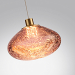 Подвесной светильник с прозрачным стеклянным плафоном округлой формы Effervia  варинант исполнения - 3 | Loft Concept в Челябинске