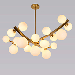 Люстра подвесная фигурная с белыми лампами в форме шара Felicitat варинант исполнения - 4 | Loft Concept в Челябинске