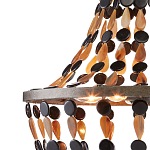 Люстра каплевидной формы с подвесками в виде декоративных бусин Flat Beads варинант исполнения - 1 | Loft Concept в Челябинске