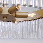 Люстра подвесная круглая со стеклянными трубками Nembus варинант исполнения - 3 | Loft Concept в Челябинске