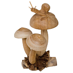 Статуэтка из дерева улитка Animals of the World варинант исполнения - 4 | Loft Concept в Челябинске