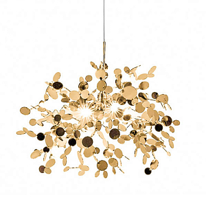 Люстра Terzani Argent Suspension Gold Pendant Lamp 40
