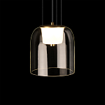 Подвесной светильник с цилиндрическим прозрачным стеклянным плафоном Grada Light варинант исполнения - 5 | Loft Concept в Челябинске