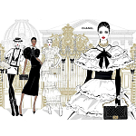 Megan Hess. Elegance варинант исполнения - 4 | Loft Concept в Челябинске