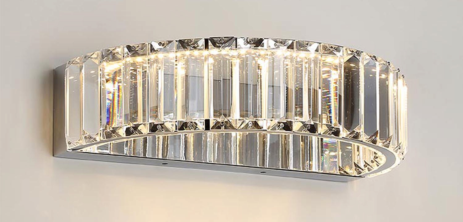 Бра Crystal Shine Linda Chrome Wall Lamp A Бра Crystal Shine Linda Chrome Wall Lamp A - Loft-Concept в Челябинске