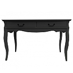 Консоль черного цвета из массива бука в стиле прованс Black Provence варинант исполнения - 2 | Loft Concept в Челябинске