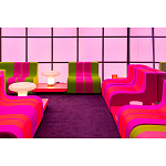 Дизайнерское кресло зеленое Poltronova Sofo Verosa Green Pink Armchair варинант исполнения - 12 | Loft Concept в Челябинске