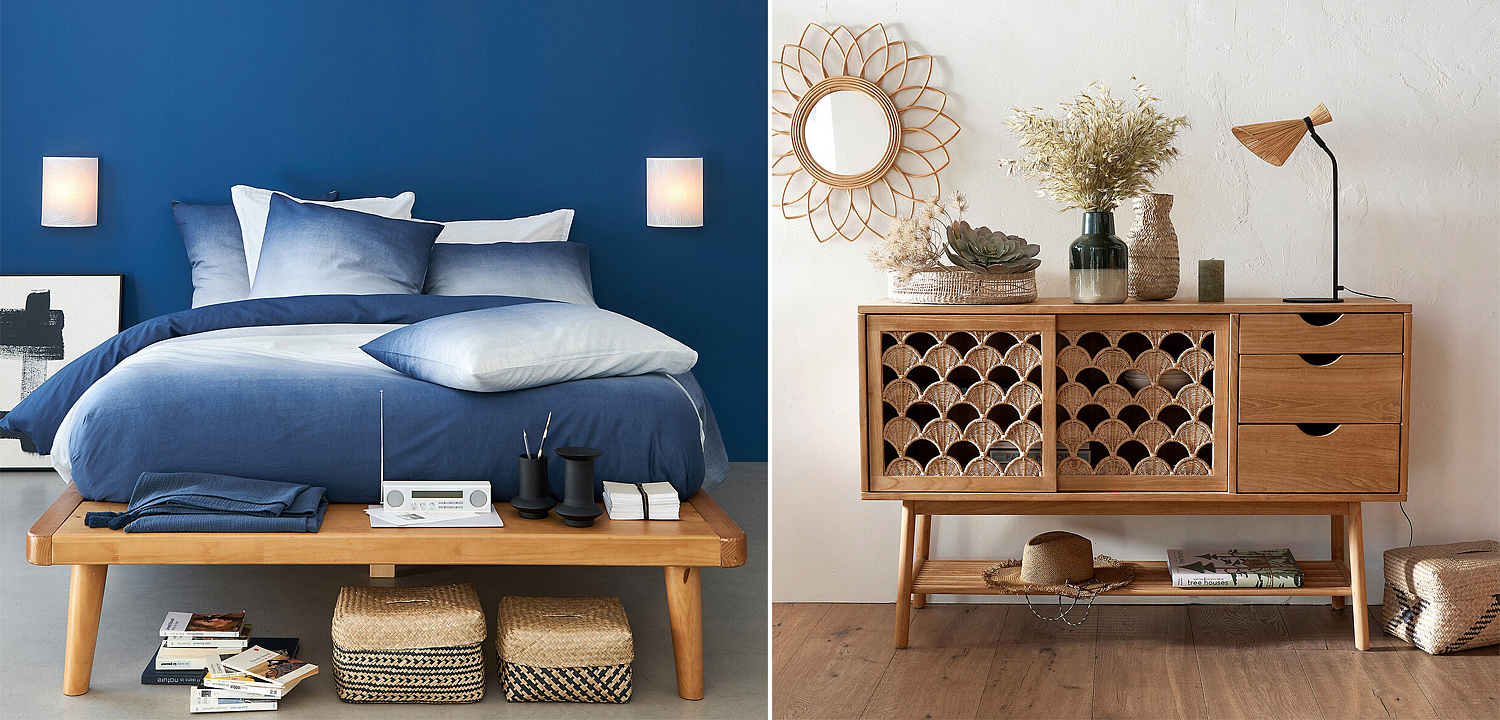 Комплект плетеных корзин Wicker Baskets Комплект плетеных корзин Wicker Baskets - Loft-Concept в Челябинске