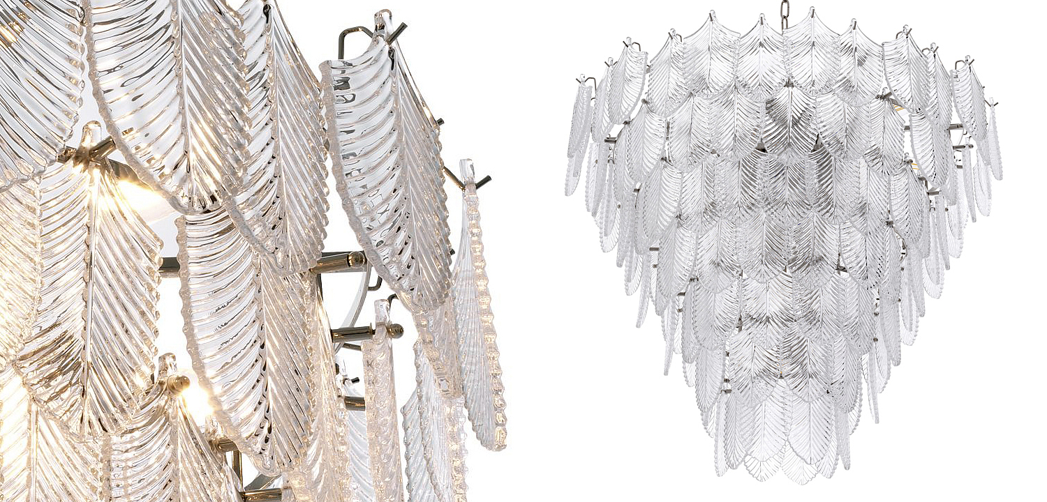 Люстра Eichholtz Chandelier Verbier L clear Люстра Eichholtz Chandelier Verbier L clear - Loft-Concept в Челябинске