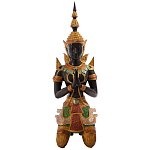 Декоративная статуэтка из бронзы Будда Bronze Kneeling Buddha варинант исполнения - 1 | Loft Concept в Челябинске