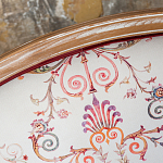 Трехместный диван из массива бука бежевый с растительным орнаментом Raffael Renaissance Beige Sofa варинант исполнения - 5 | Loft Concept в Челябинске