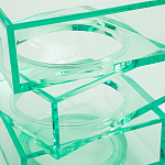 Стол журнальный в форме кубов Acrylic Furniture Lumina Mint Breeze варинант исполнения - 4 | Loft Concept в Челябинске