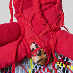 Настенный ковер разноцветный из одежды Heart варинант исполнения - 4 | Loft Concept в Челябинске