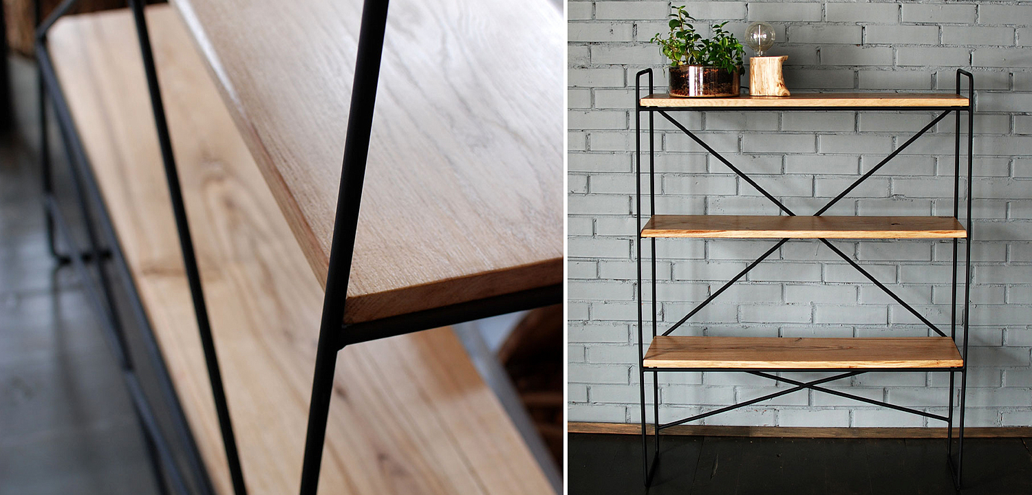 Стеллаж Ridley Industrial Metal Rust Rack Стеллаж Ridley Industrial Metal Rust Rack - Loft-Concept в Челябинске