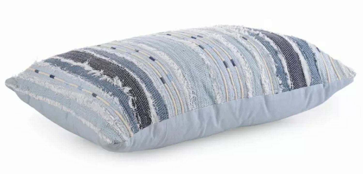 Подушка Blue Ikat stripes Подушка Blue Ikat stripes - Loft-Concept в Челябинске