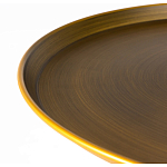 Столик журнальный металлический в форме перевернутого бокала Golden Glass варинант исполнения - 1 | Loft Concept в Челябинске