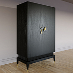 Платяной шкаф Elsa Dreams Black с 2-мя фасадами варинант исполнения - 2 | Loft Concept в Челябинске