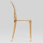 Прозрачный стул с янтарным оттенком LOUIS GHOST CHAIR варинант исполнения - 2 | Loft Concept в Челябинске
