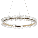 Кольцевая люстра с хрустальным декором Rowan Crystal Ring Horizontal Chandelier варинант исполнения - 3 | Loft Concept в Челябинске