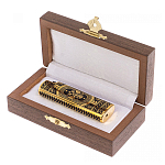 Зажигалка газовая с гравировкой Герба РФ в деревянной коробке Metal Lighters варинант исполнения - 3 | Loft Concept в Челябинске