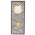 Часы подарочные настольные в виде погона Генерала из натурального камня Змеевик Silver Military Clock варинант исполнения - 10 | Loft Concept в Челябинске