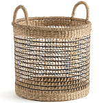 Круглая плетеная корзина Renee Wicker Basket варинант исполнения - 1 | Loft Concept в Челябинске